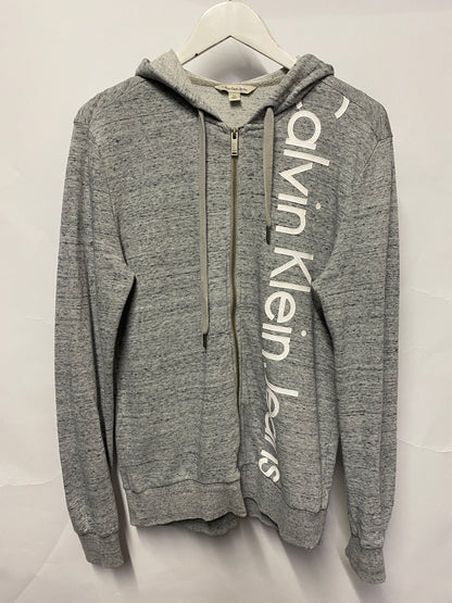 Calvin Klein Grey Zip Hoodie XS