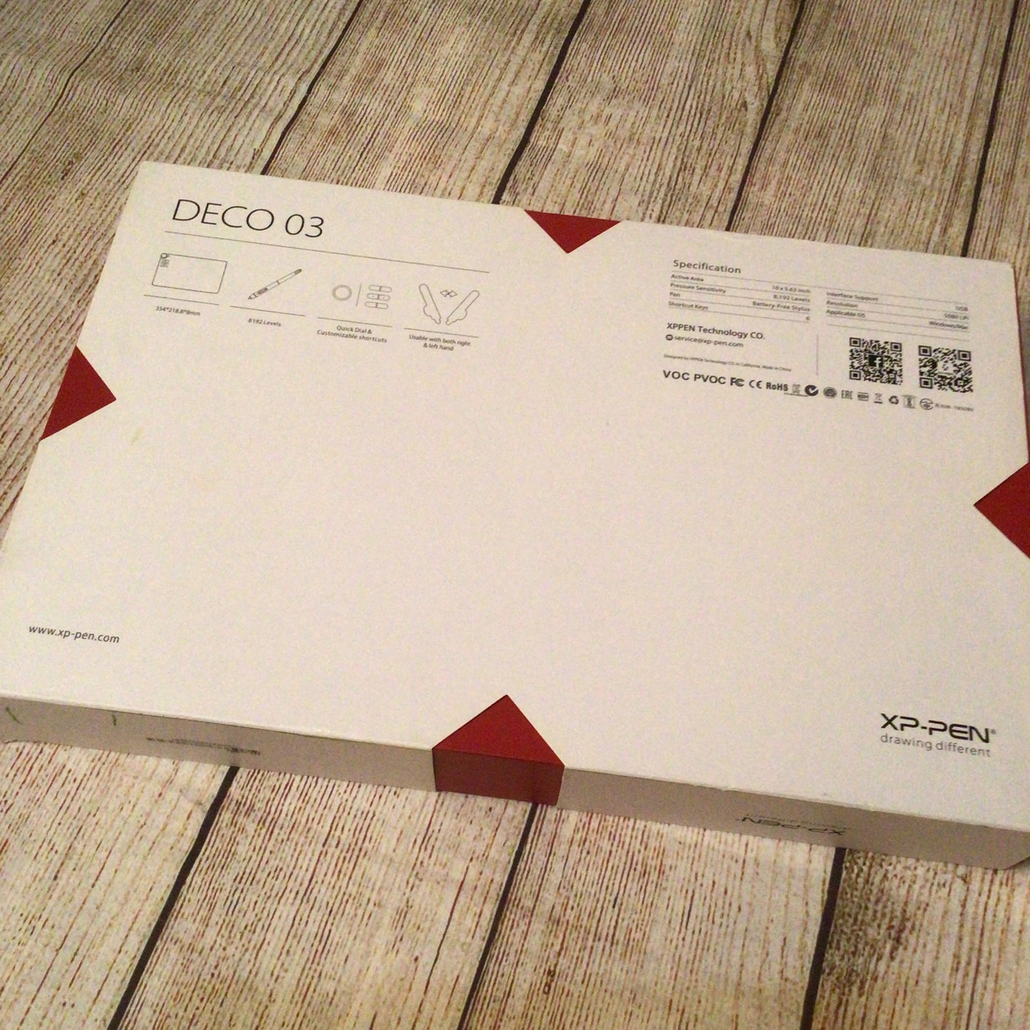 XP-Pen Deco 03 Graphics Drawing Tablet 10x5.62 inch