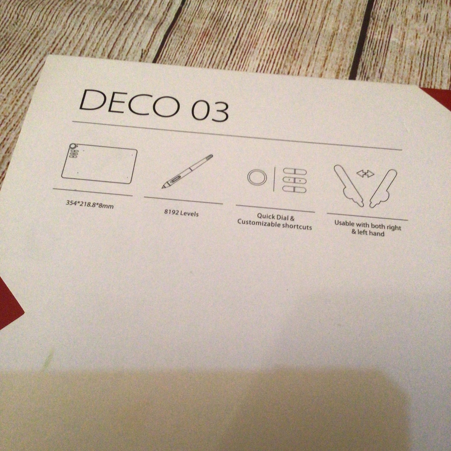 XP-Pen Deco 03 Graphics Drawing Tablet 10x5.62 inch
