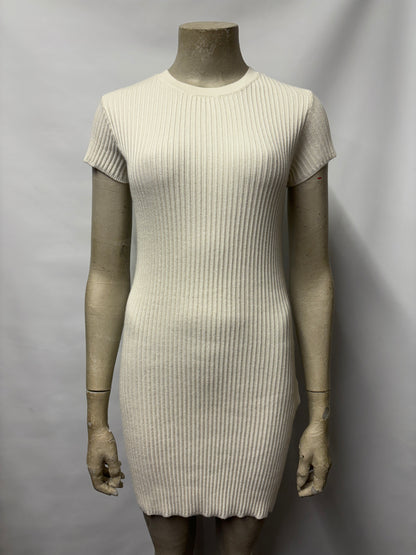 Anine Bing Cream Knitted Mini Dress XS