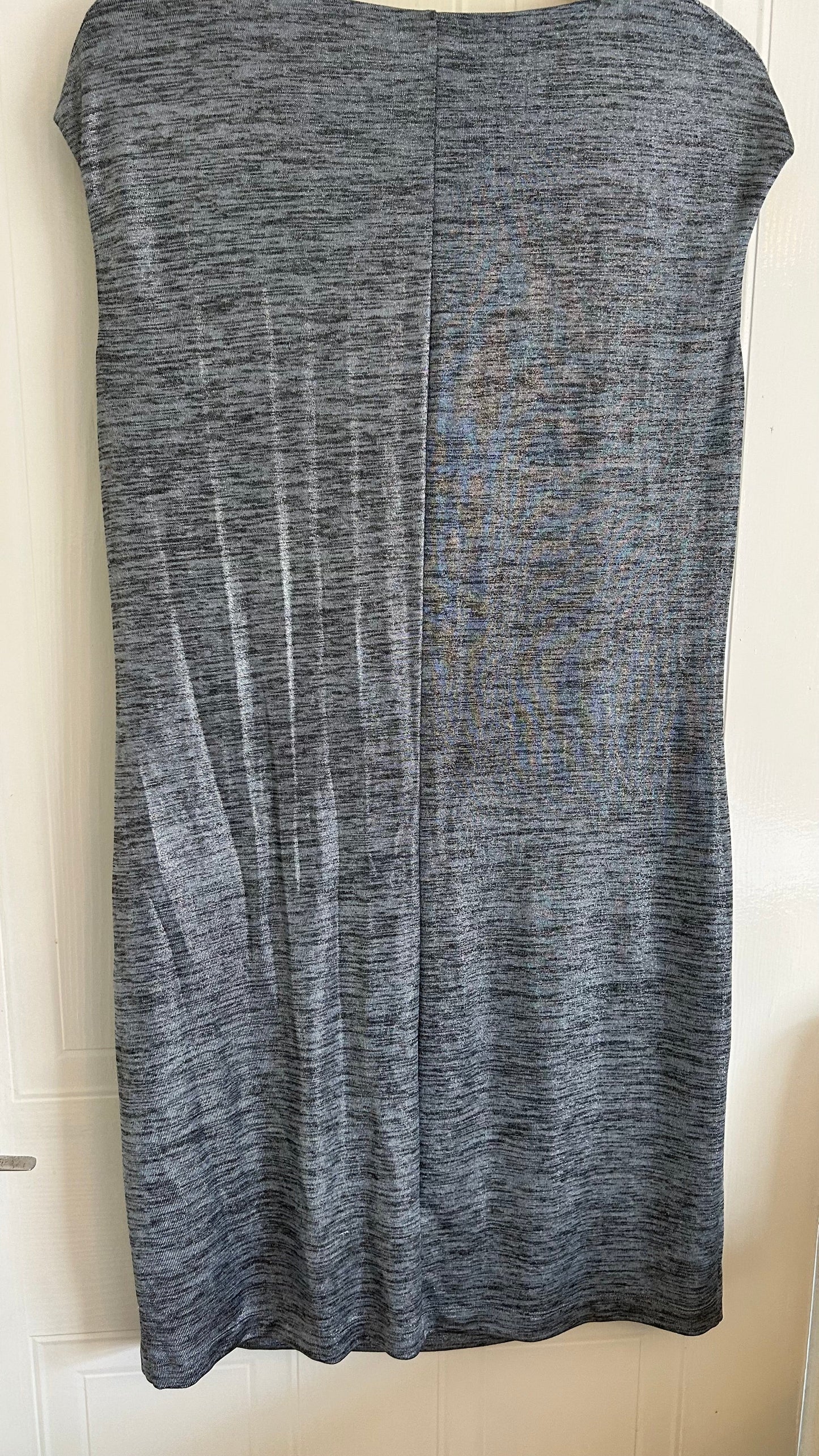 Pied A Terre Metallic Occasion, Dress in Silver Size 16 BNWT