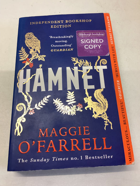 Hamnet Maggie O'Farrell Signed