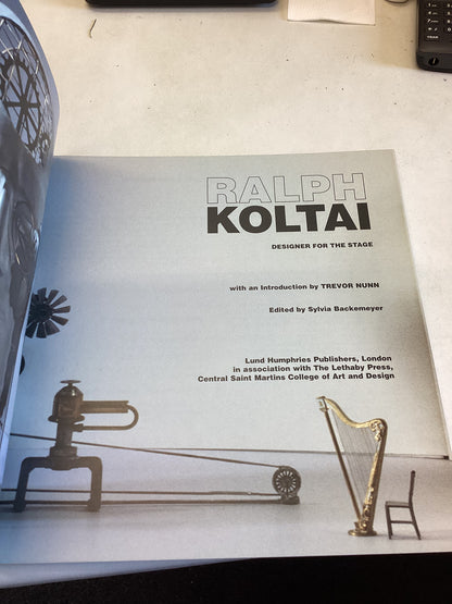 Ralph Koltai Designer For The Stage