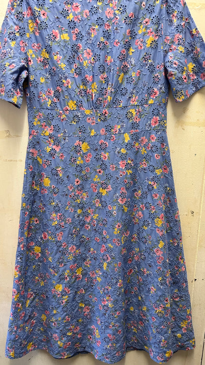 Nobody’s Child Tea Dress, BNWT, 12, Blue Floral