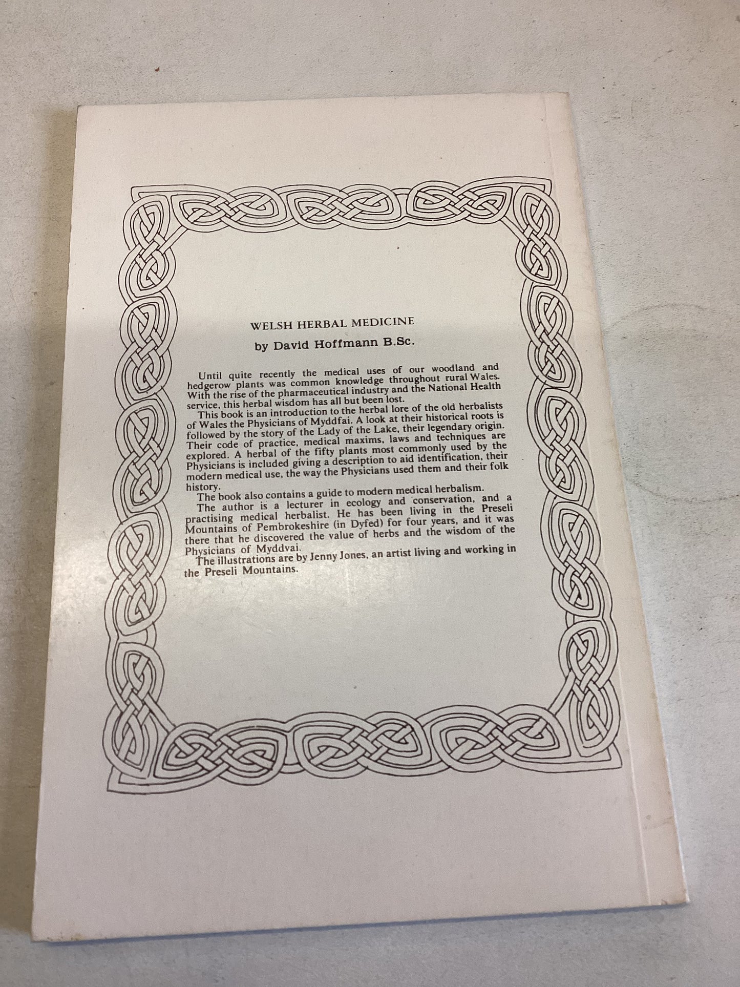 Welsh Herbal Medicine David Hoffmann