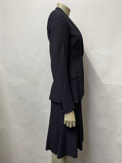 Jigsaw Navy Blue Skirt Suit 8