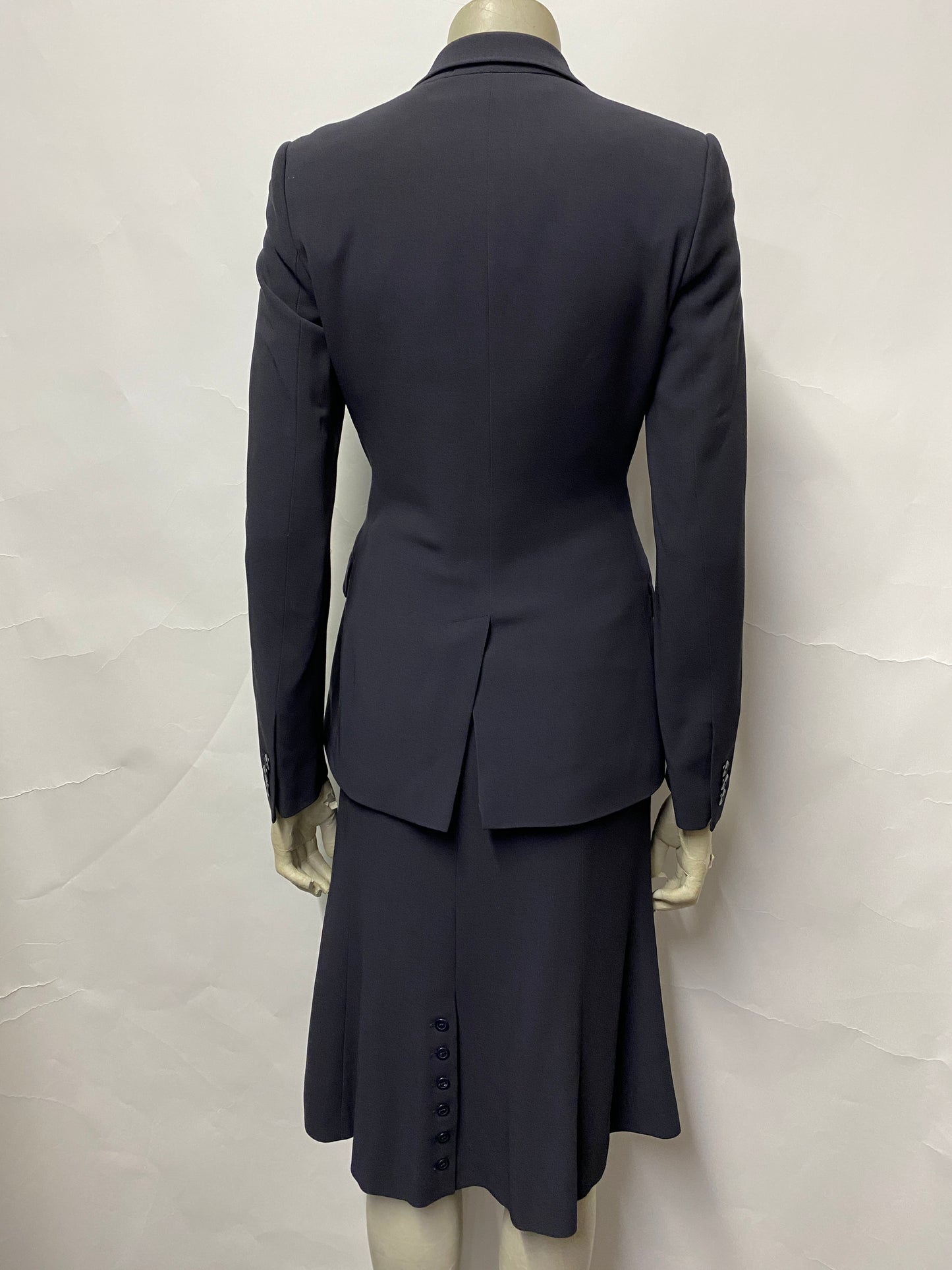 Jigsaw Navy Blue Skirt Suit 8