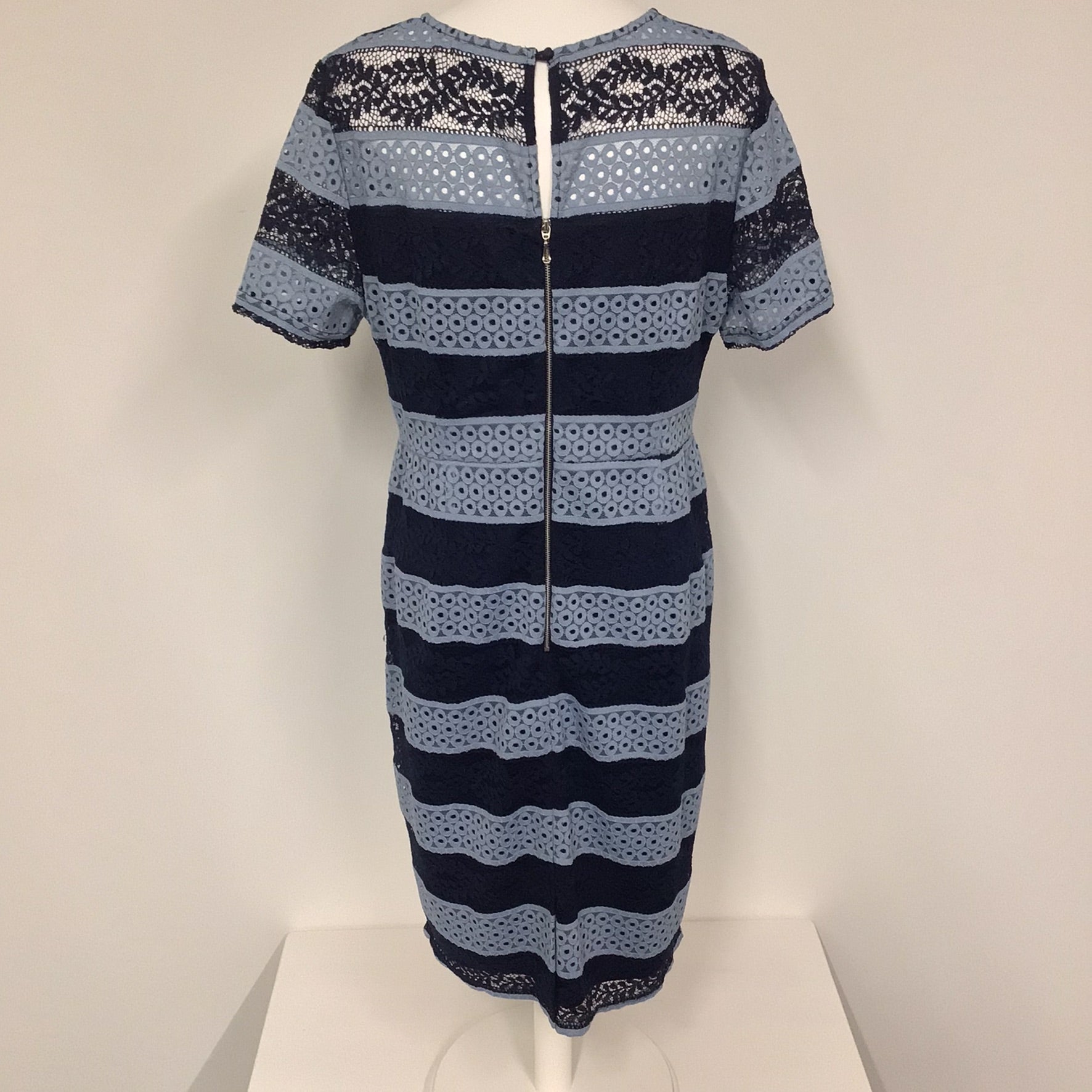 BNWT Dorothy Perkins Multi Blue Striped Lace Dress RRP £42 Size 16 – Shop  for Shelter