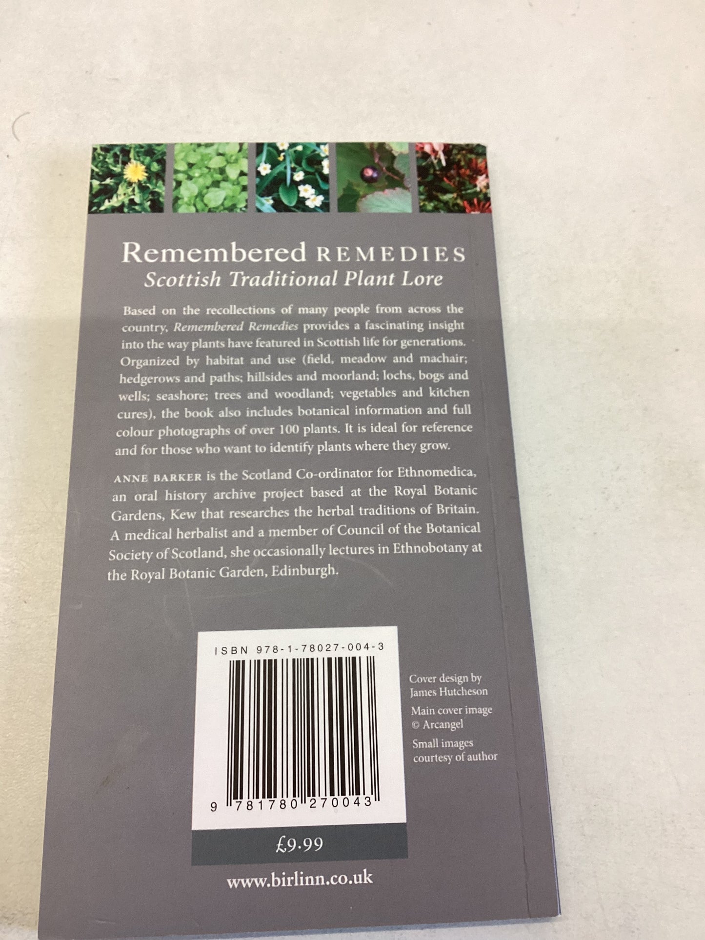 Remembered Remedies Scottish Traditional Plant Lore Anne Barker