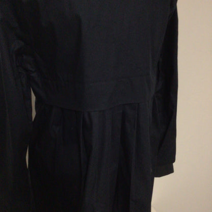 Thought Elements Collection Navy Blue 100% Cotton Coat Size 10