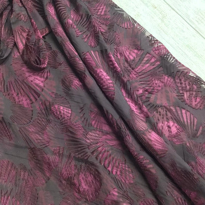 BNWT M&S Autograph Maroon Plum Purple Floral Strappy Dress w/Ties Size 12