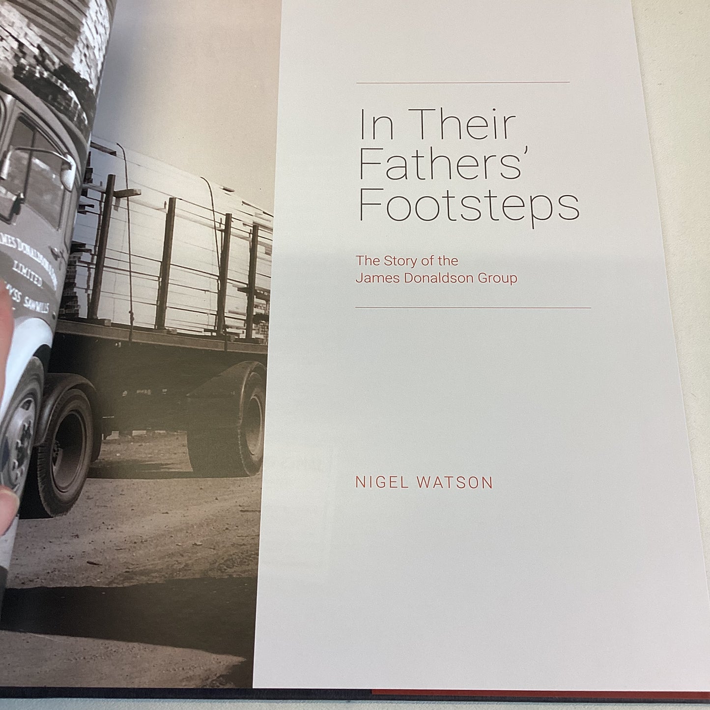 In Their Fathers' Footsteps The Story of The James Donaldson Group Nigel Watson