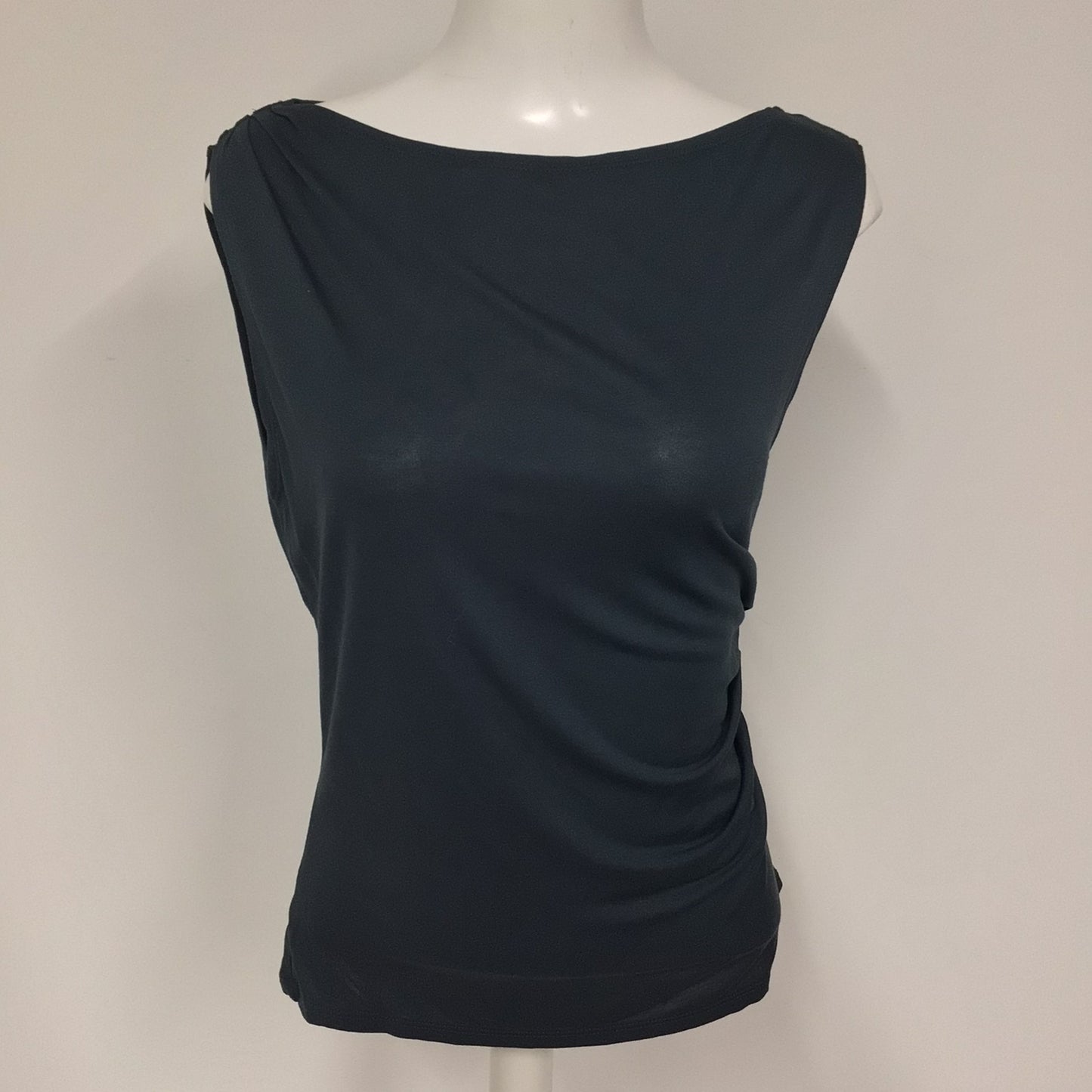 BNWT Weekday Blue/Grey Joan Drape Top RRP £19 Size S