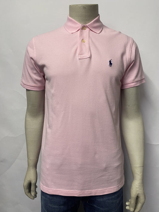 Polo Ralph Lauren Pink Custom Fit Polo Large