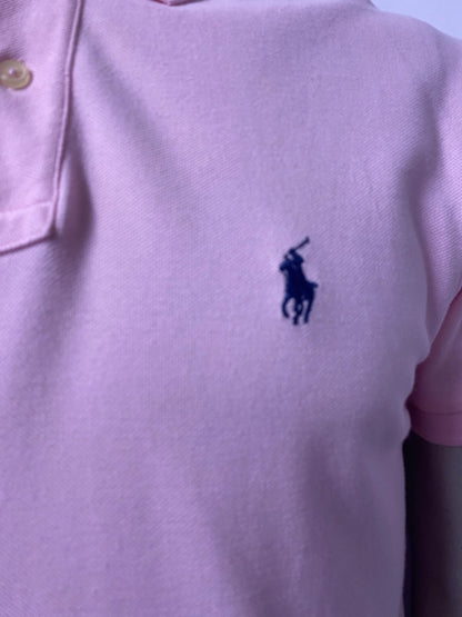 Polo Ralph Lauren Pink Custom Fit Polo Large