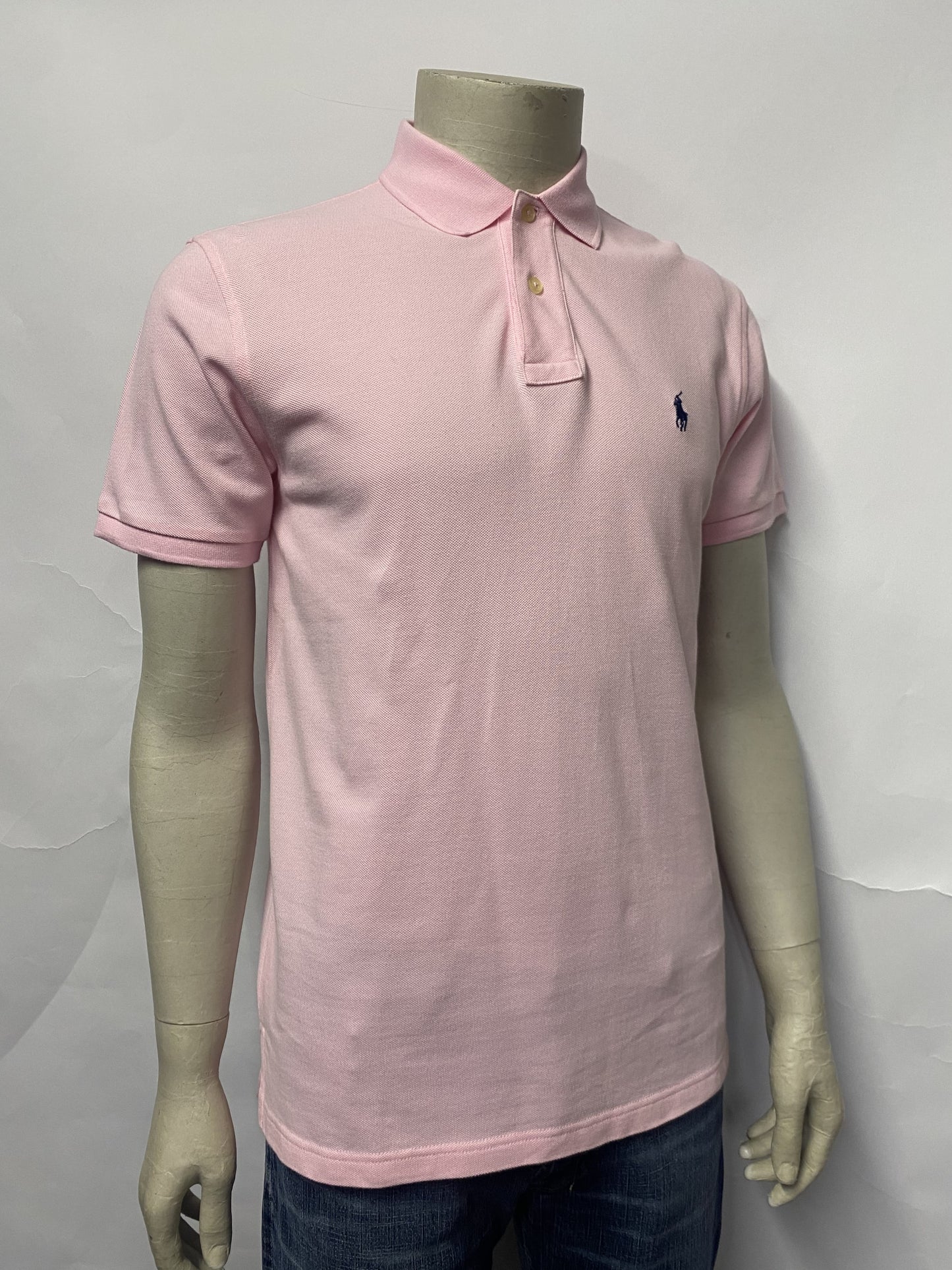 Polo Ralph Lauren Pink Custom Fit Polo Large