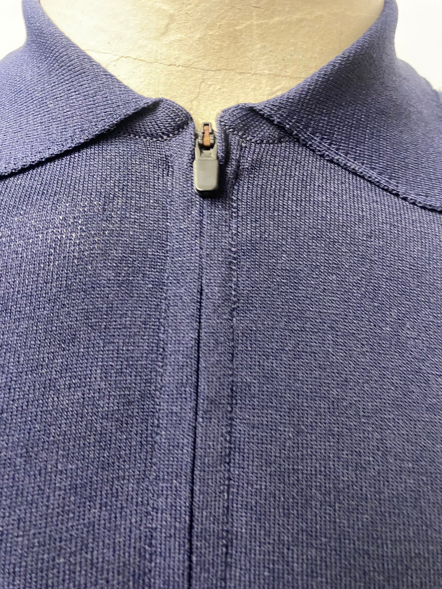 Bluemint Blue Knit Polo Shirt Medium BNWT