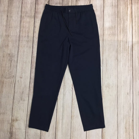 Selected Homme Navy Blue Slim Tape Jim Strong Flex Trousers Size 32R