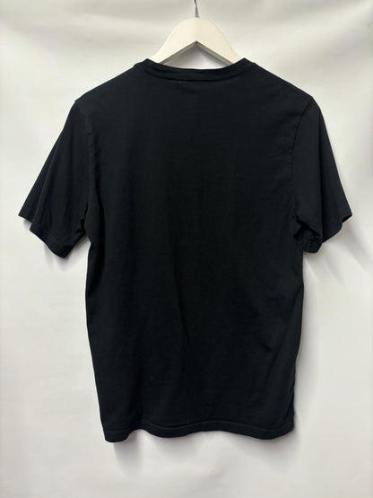 Converse Black Cotton Graphic T-Shirt Small