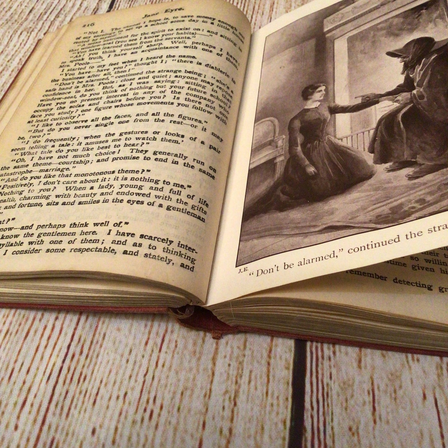 Jane Eyre by Charlotte Brontë (Illustrated by E. Stuart Hardy, Collins Clear-Type Press)