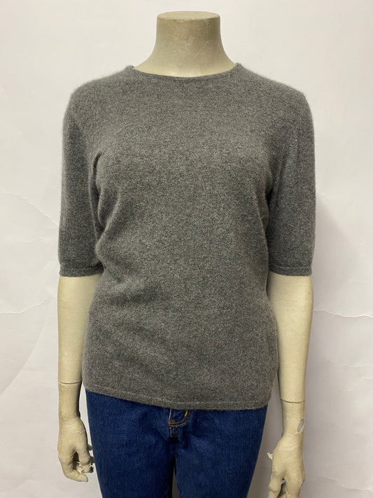 Harvey Nichols Grey Cashmere Top Large