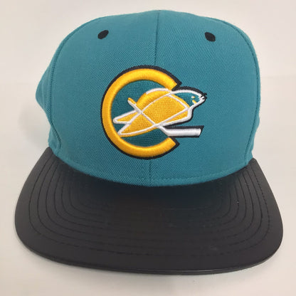 Mitchell & Ness Blue & Black Golden Seals Snapback Hat Cap