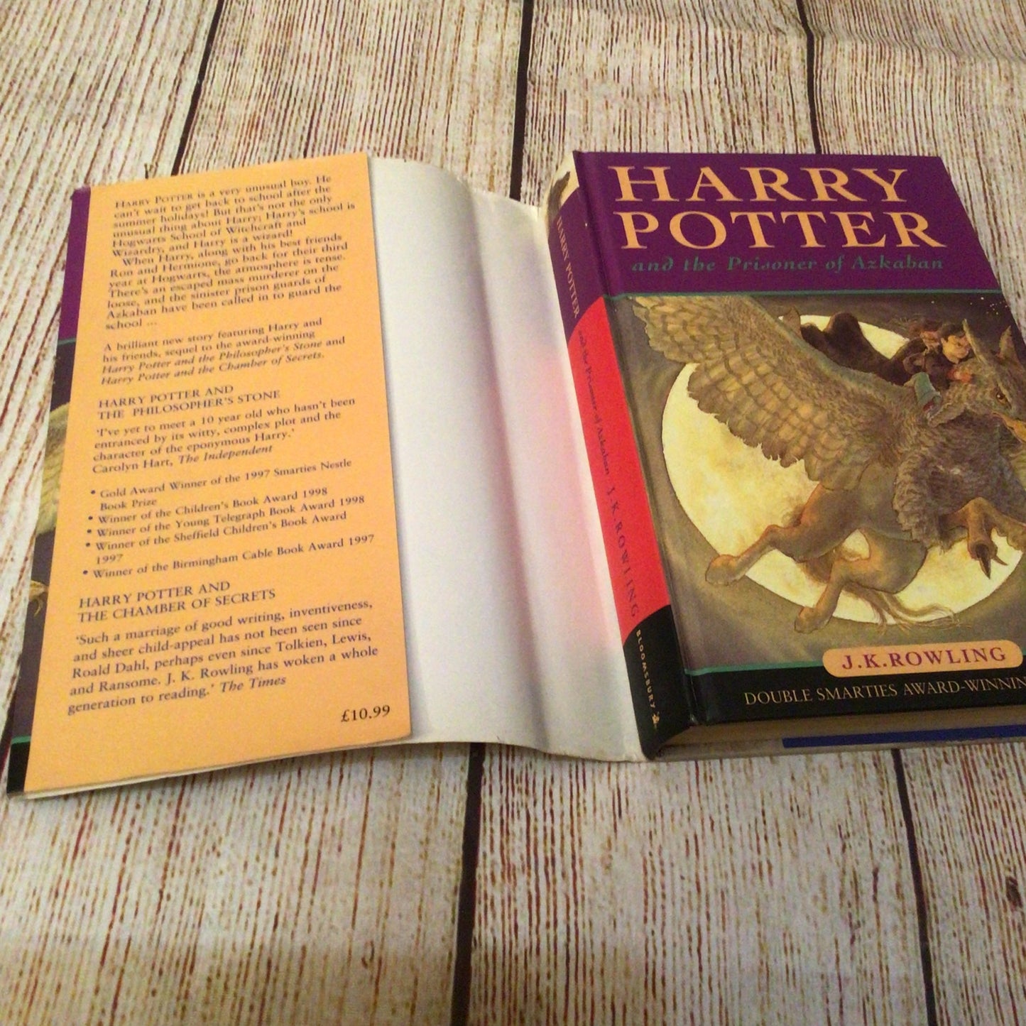 Harry Potter & the Prisoner of Azkaban (1999, Hardback) 1st Edition, 2nd Printing
