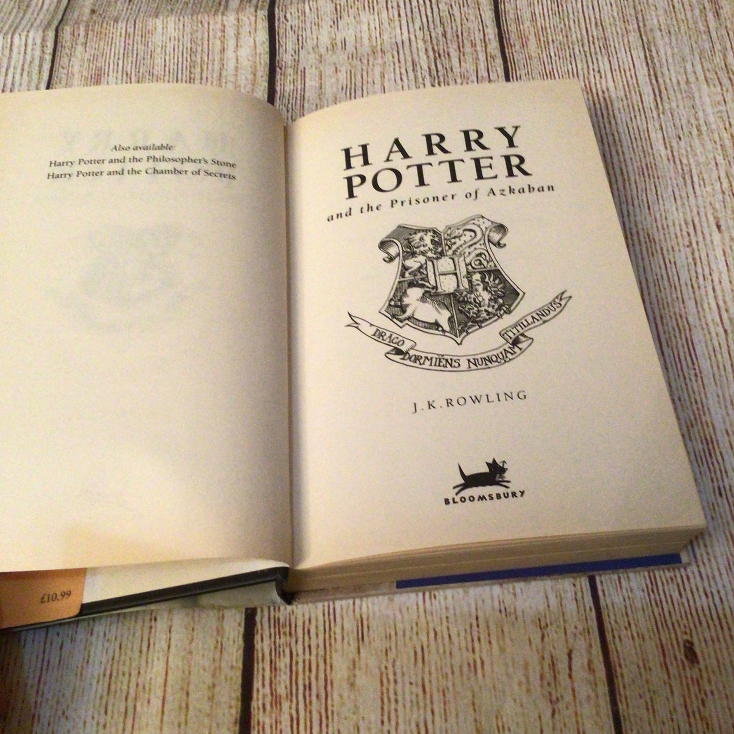 Harry Potter & the Prisoner of Azkaban (1999, Hardback) 1st Edition, 2nd Printing