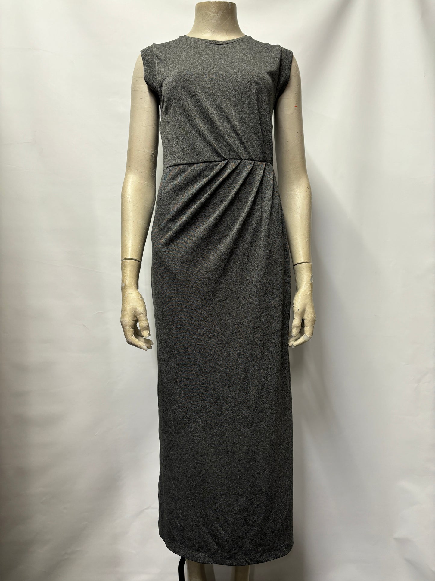 Club Monaco Grey Sleeveless Mid-length Dress Small