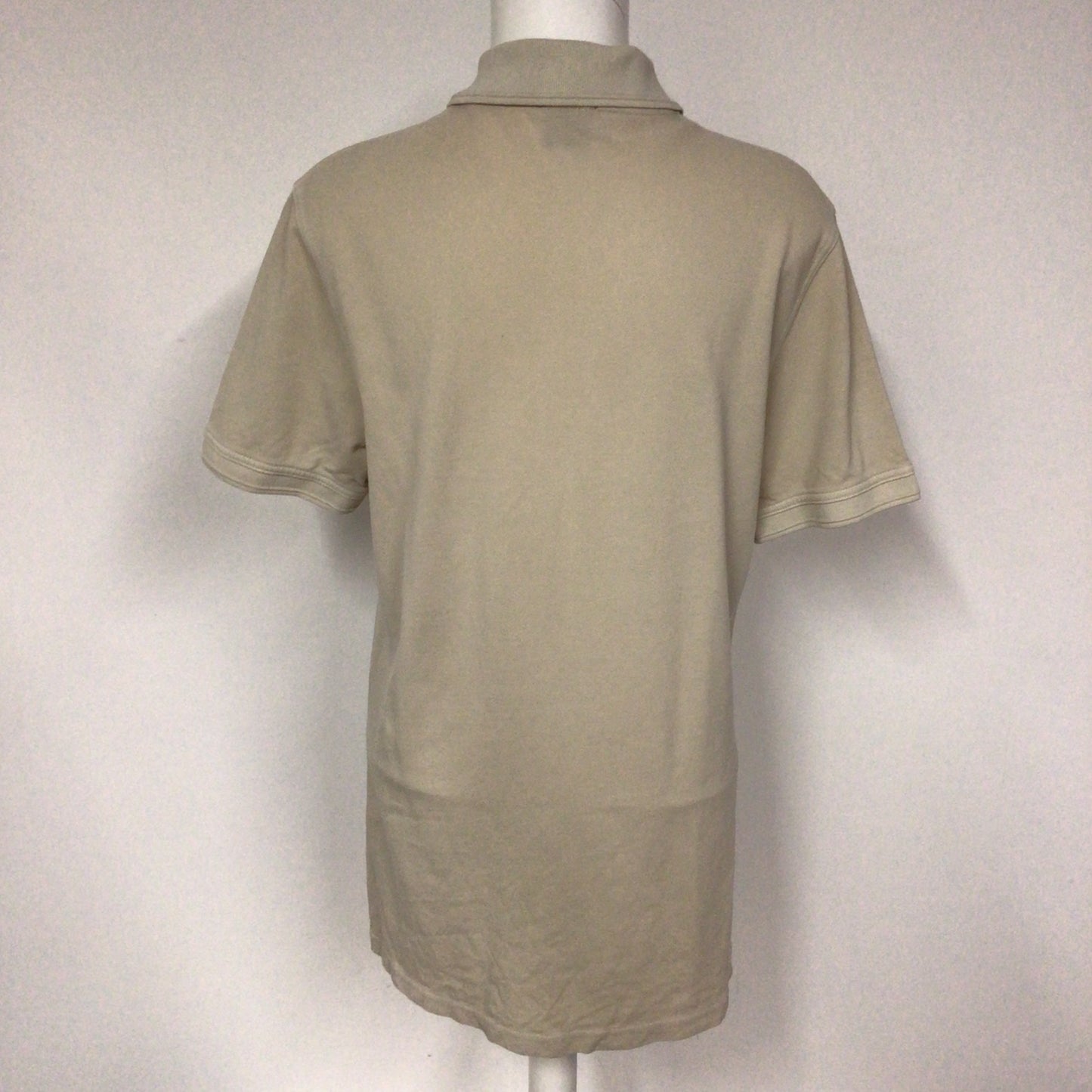 Boss Hugo Boss Beige Short Sleeve Slim Fit Polo Shirt Size M