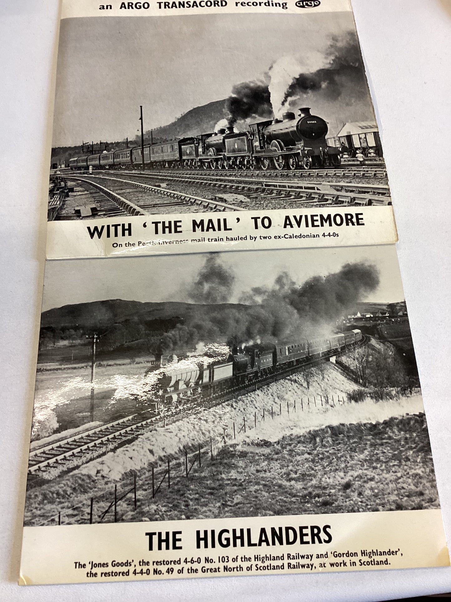 An Argo Transacord Recording 15 X Steam Engine