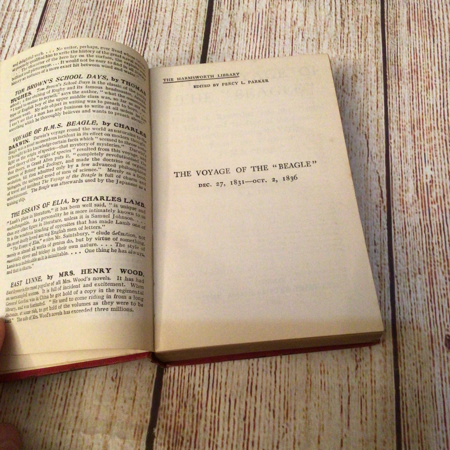 The Voyage of the Beagle by Charles Darwin (1905, Amalgamated Press)