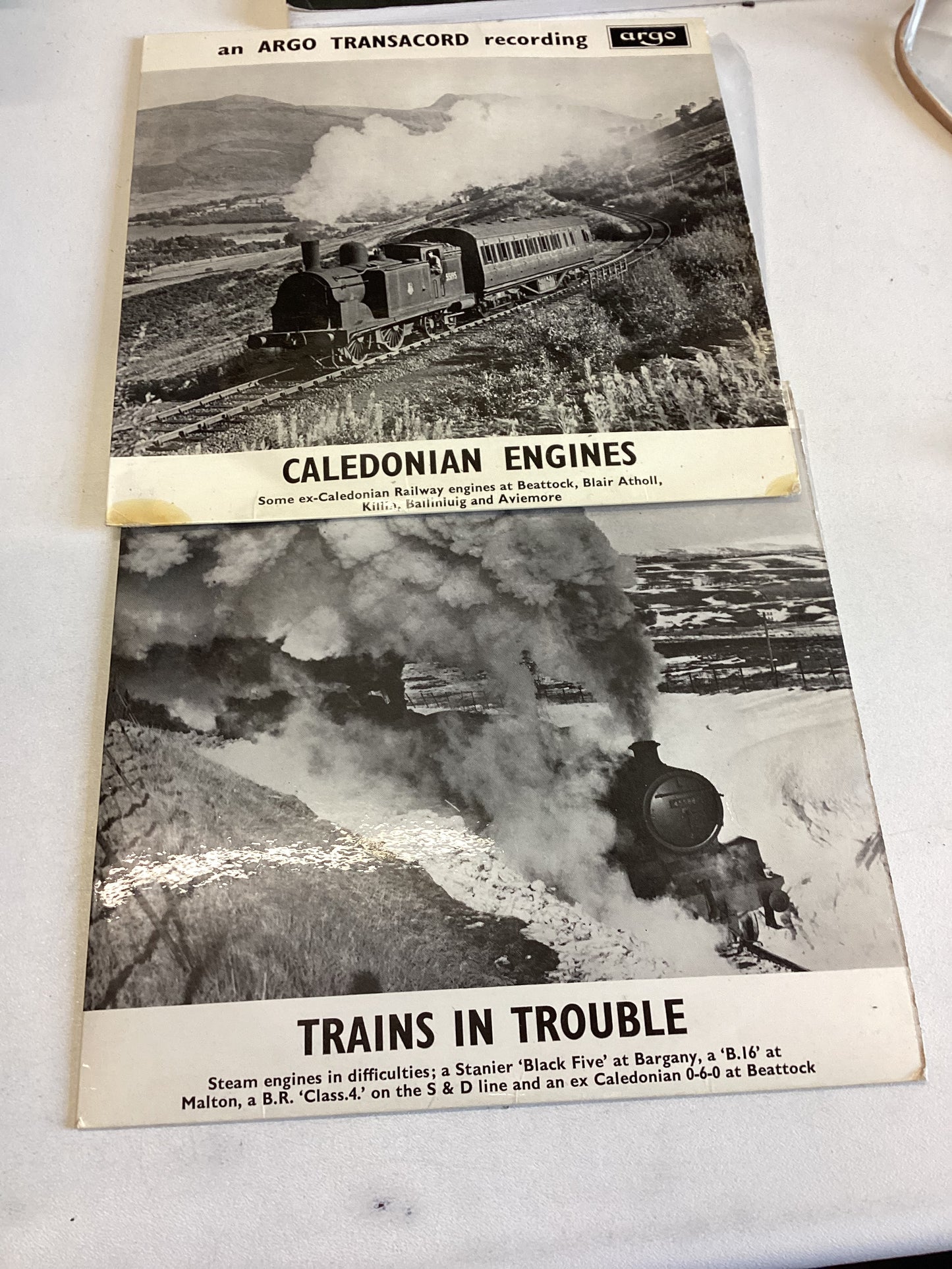 An Argo Transacord Recording 15 X Steam Engine