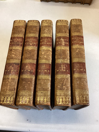 History of England in 16 Uniform Volumes 1-10 David Hume Volumes 11-16 T Smollett A Wilson 1810-1811