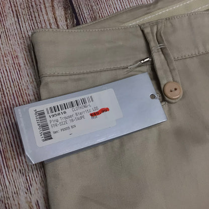 BNWT Ping Collection Beige Taupe Biarritz Trousers Size 18