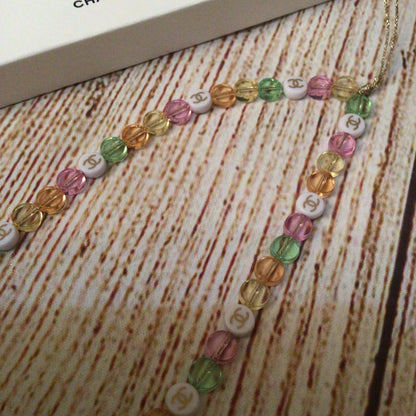 Chanel Chance Multicoloured Beaded Bag Charm Strap w/Box