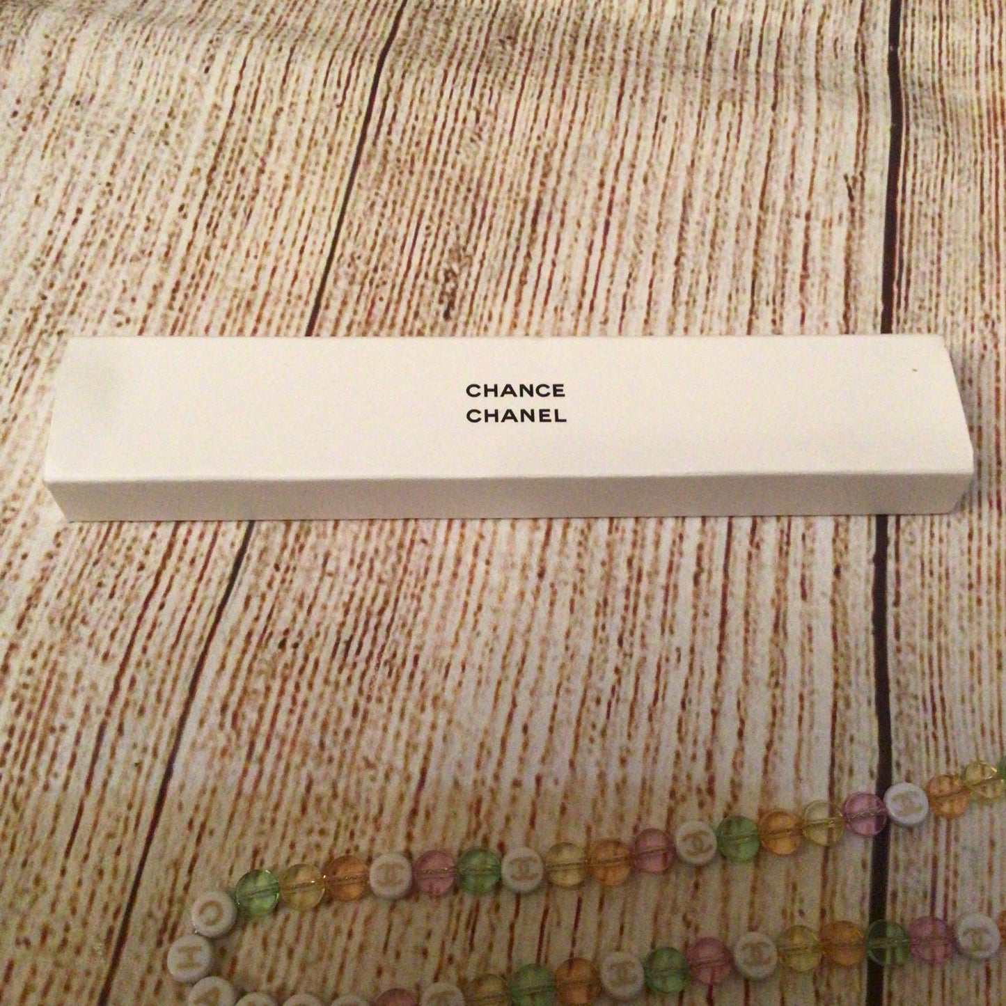 Chanel Chance Multicoloured Beaded Bag Charm Strap w/Box