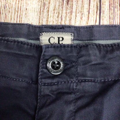 CP Company Navy Blue Cotton Blend Bermuda Shorts Size 54