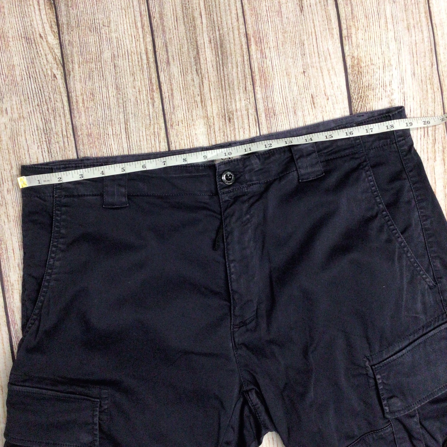 CP Company Navy Blue Cotton Blend Bermuda Shorts Size 54