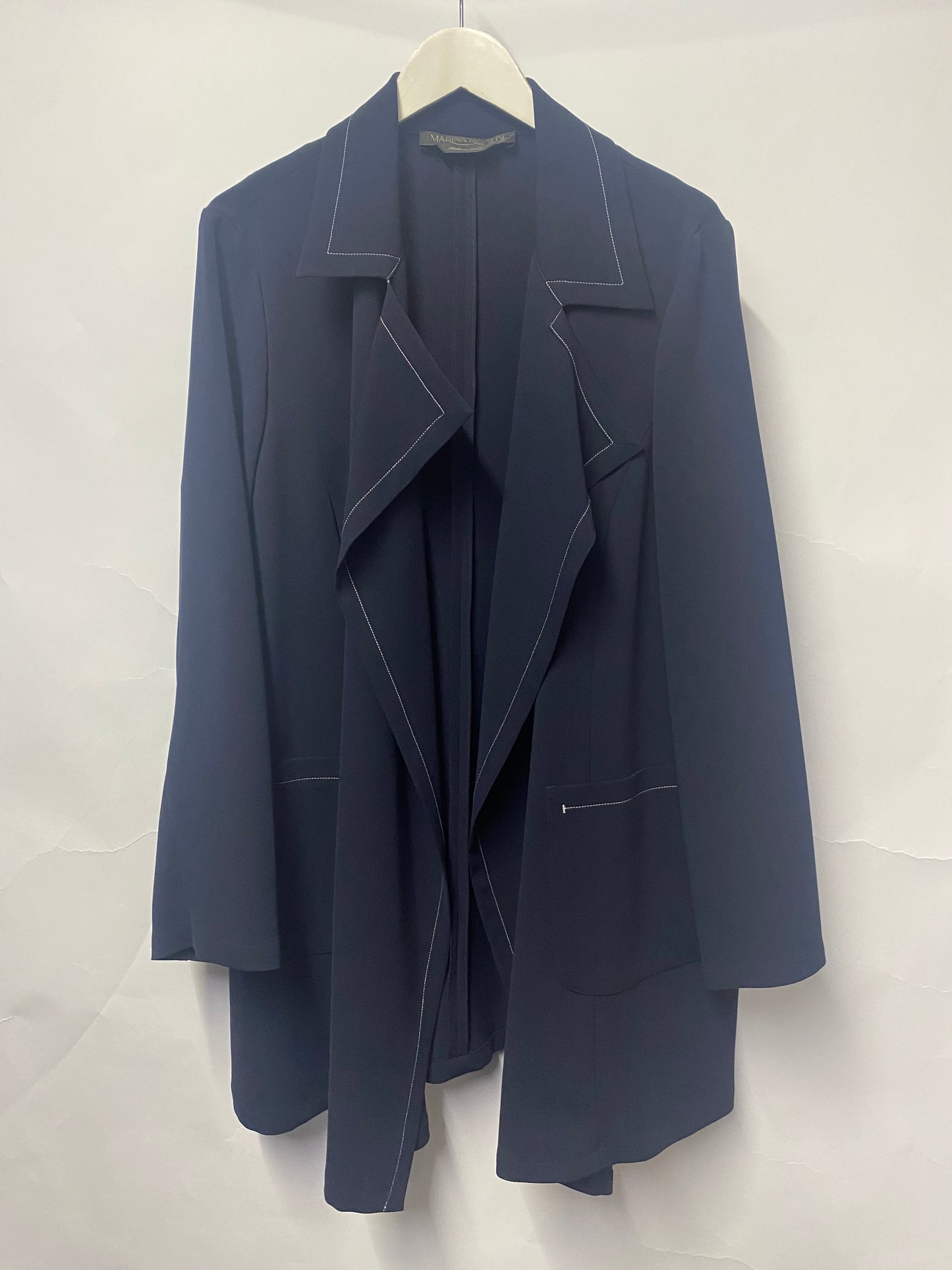 Marina Rinaldi Navy Blue Two-Piece Suit XL