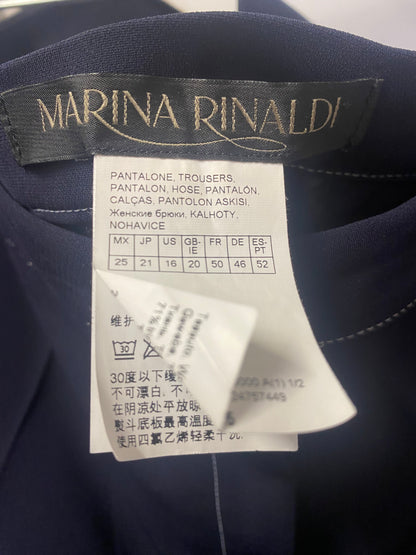 Marina Rinaldi Navy Blue Two-Piece Suit XL