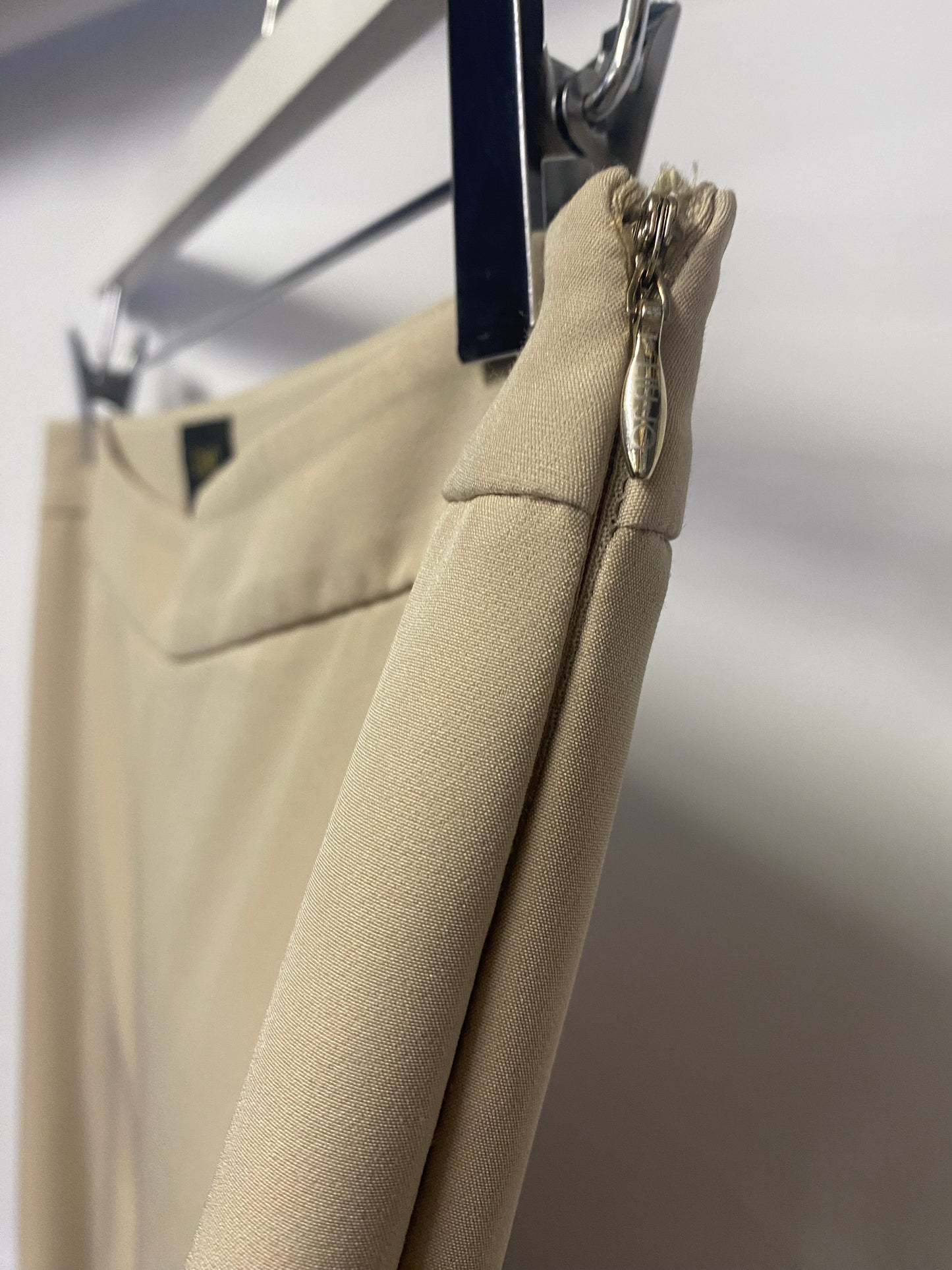 Liu-Jo Beige Simple Tailored Trousers 12