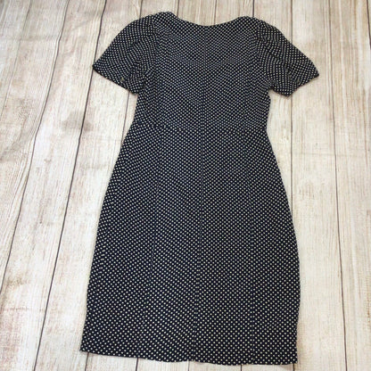 BNWT Maeve by Anthropologie Blue & White Cecile Polka Dot Dress Size 10