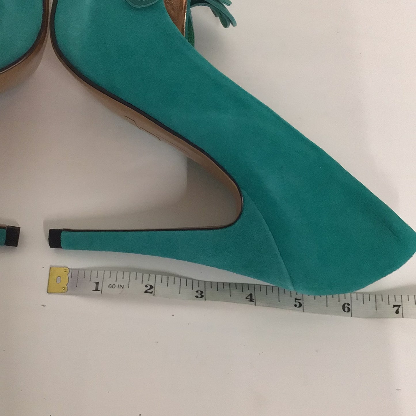 BNIB Schuh Green Frenchie Butterfly Court Heels Size 5 UK