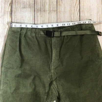 Gramicci Beams x Monocle Olive Green Corduroy Cotton Blend Trousers Size L