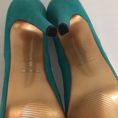 BNIB Schuh Green Frenchie Butterfly Court Heels Size 5 UK