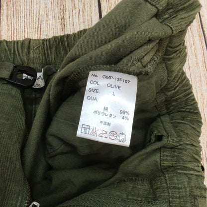 Gramicci Beams x Monocle Olive Green Corduroy Cotton Blend Trousers Size L