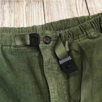 Gramicci Beams x Monocle Olive Green Corduroy Cotton Blend Trousers Size L