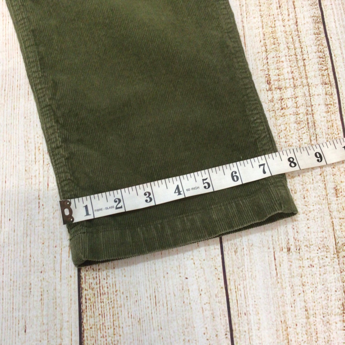 Gramicci Beams x Monocle Olive Green Corduroy Cotton Blend Trousers Size L