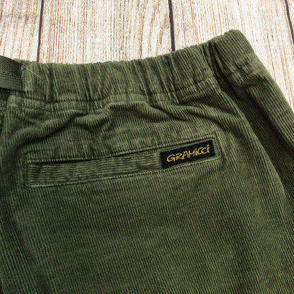 Gramicci Beams x Monocle Olive Green Corduroy Cotton Blend Trousers Size L